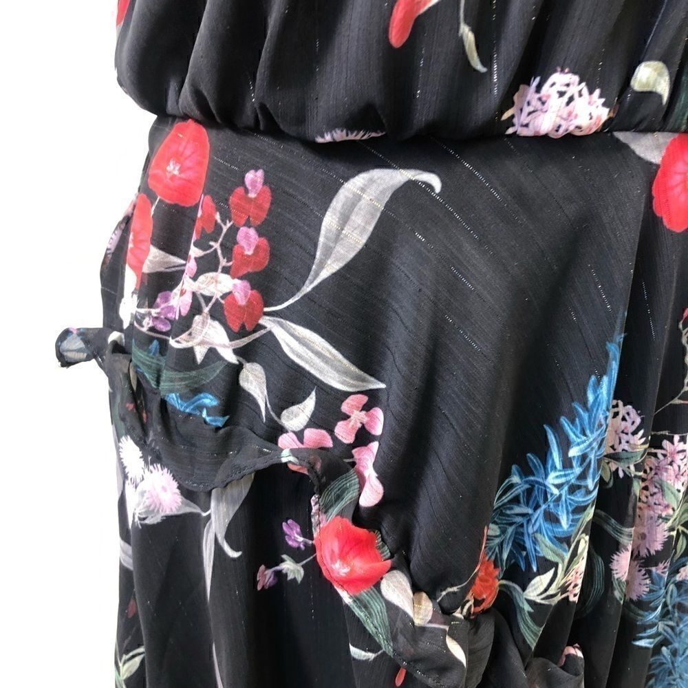 Keepsake Paperthin Off One Shoulder Dress M - Picture 6 of 12